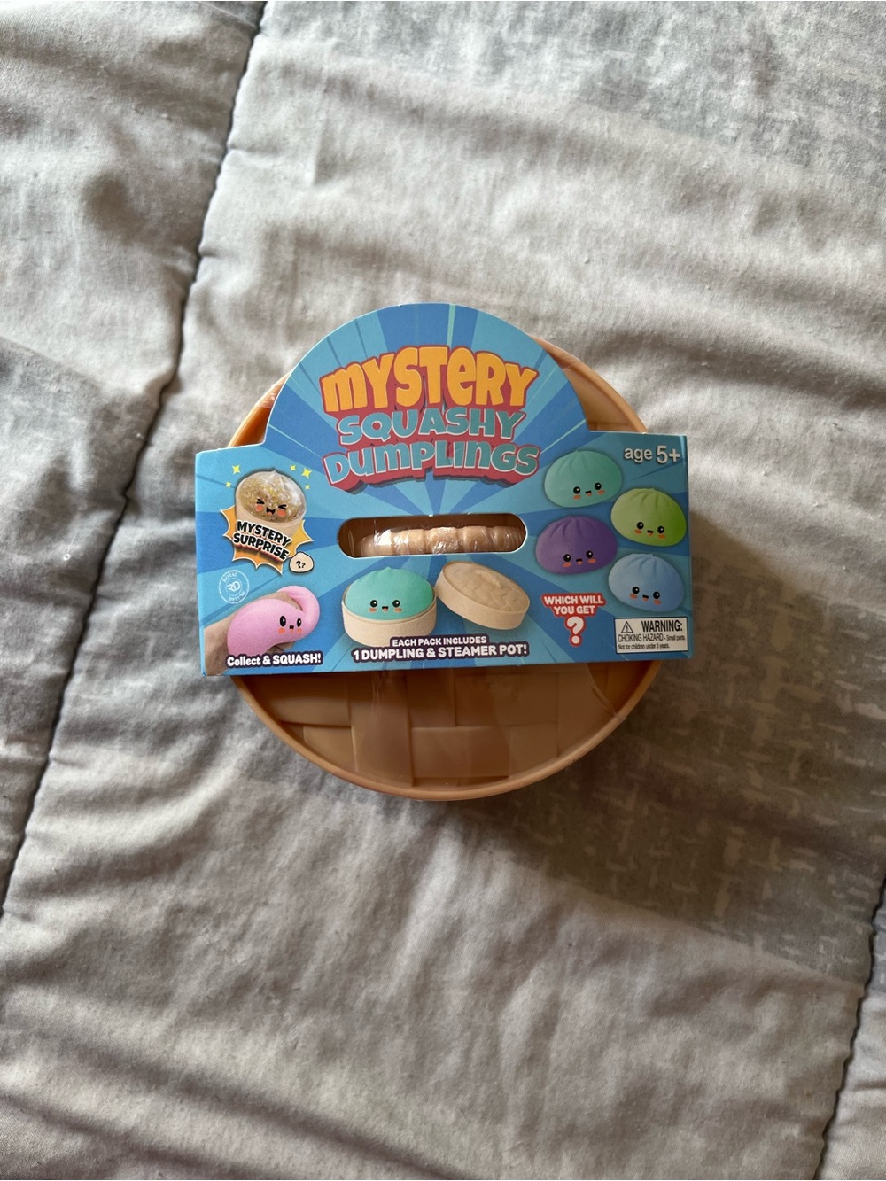 Brand new Mystery Squishy Dumpling with steamer container